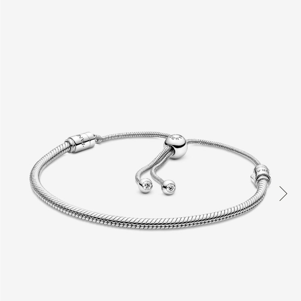 Pandora Moments Snake Chain Adjustable Slider Bracelet NEW